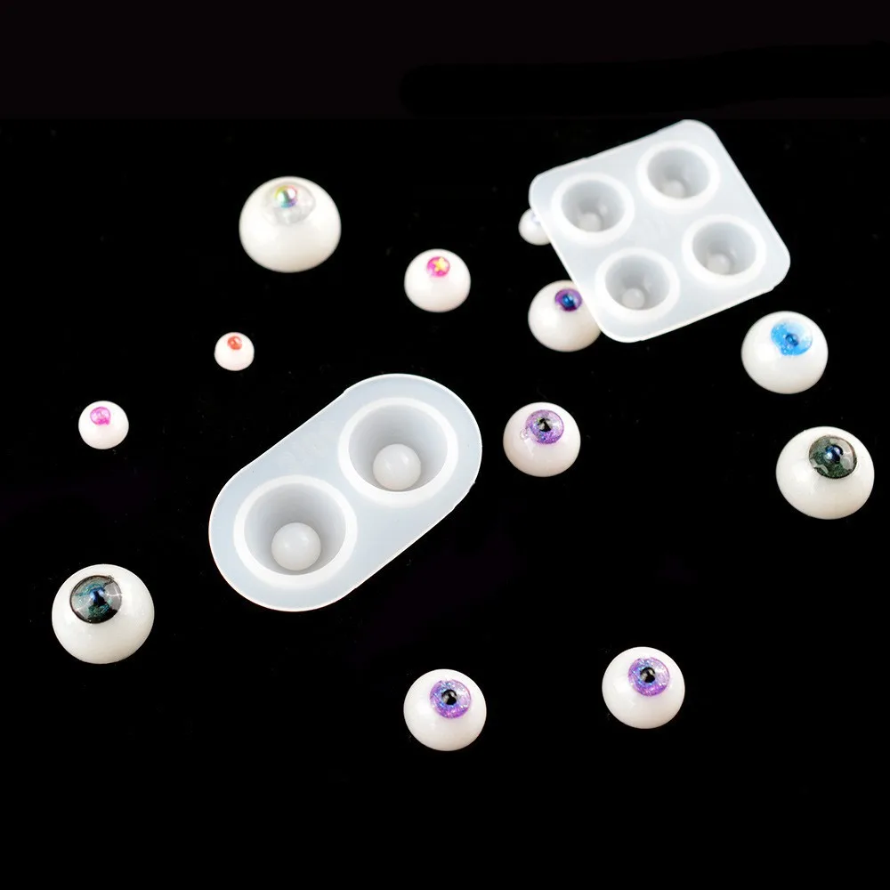 Reçine Öğrenci Göz Kalıp DIY El Yapımı Zanaat Bebek Bjd Göz Küresi Kalıp Epoksi silikon kalıp Takı Yapımı Aracı Zanaat