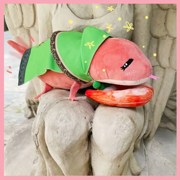 35 cm Oyunu Elden Yüzük Cosplay Rya Yılan Fumo Sevimli Karikatür Elbise Up Hizmetçi Kıyafeti Peluş Bebek Oyuncak Doğum Günü Hediyesi hediye